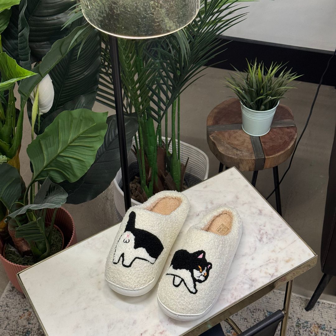 Cat & Dog Plush Slippers