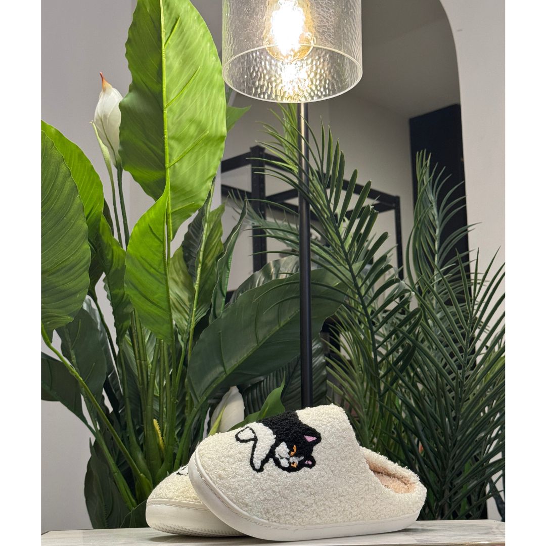 Cat & Dog Plush Slippers