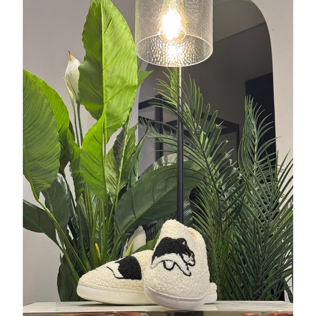 Cat & Dog Plush Slippers