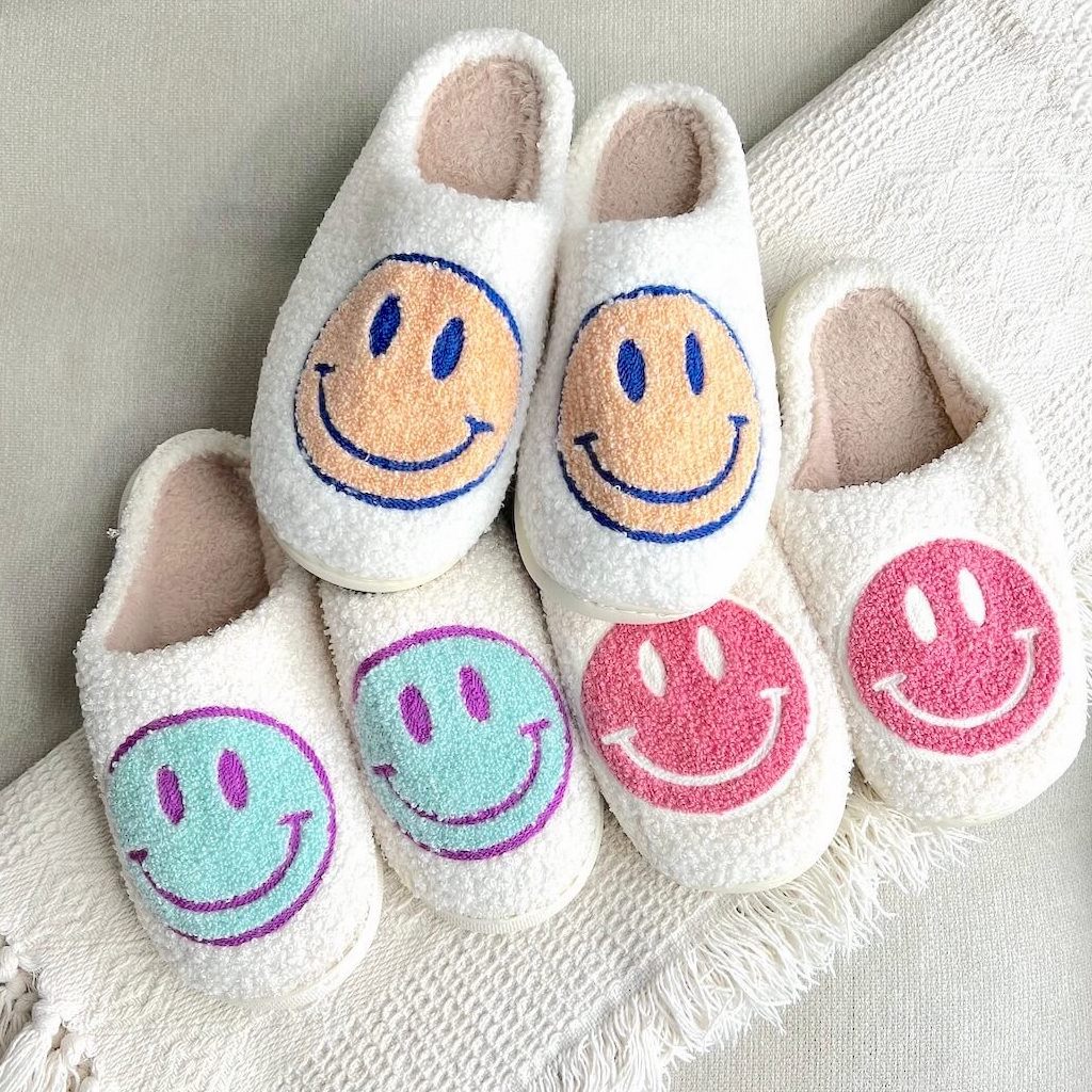 Emoji Plush Slippers