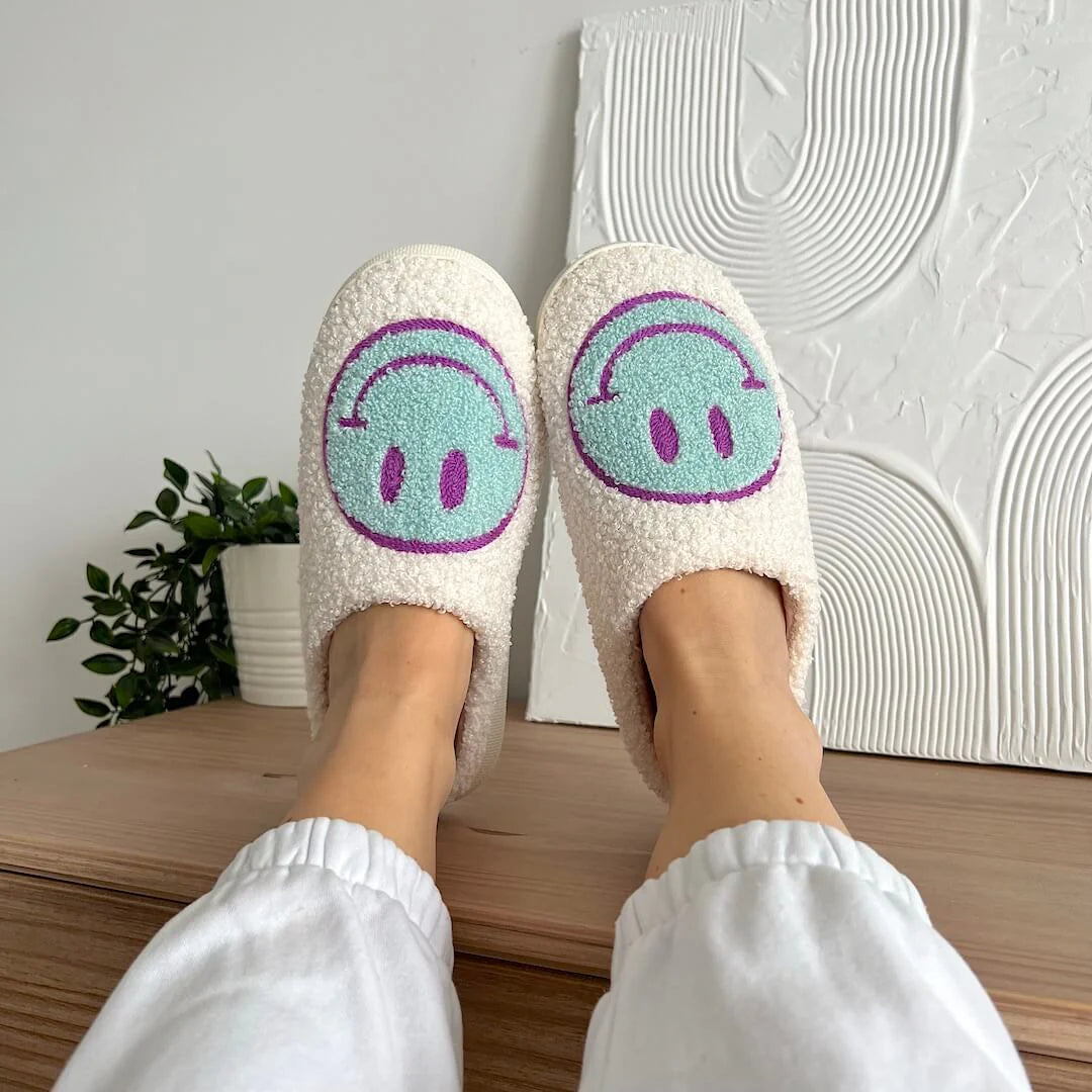 Emoji Plush Slippers