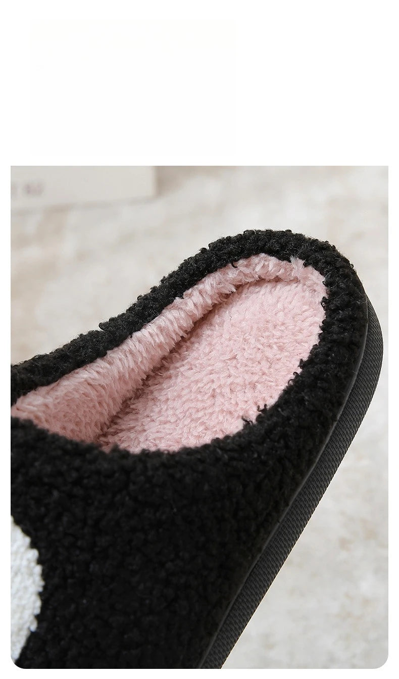 Poison Skull Halloween Plush Slippers