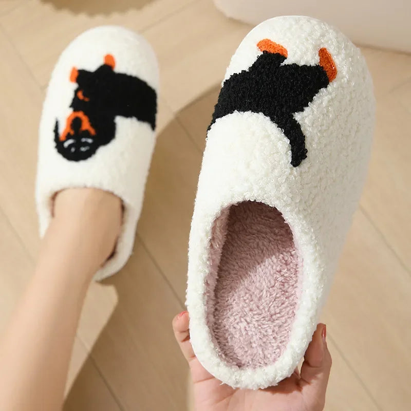 Cat & Dog Plush Slippers