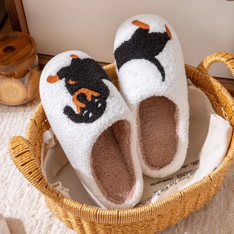Cat & Dog Plush Slippers