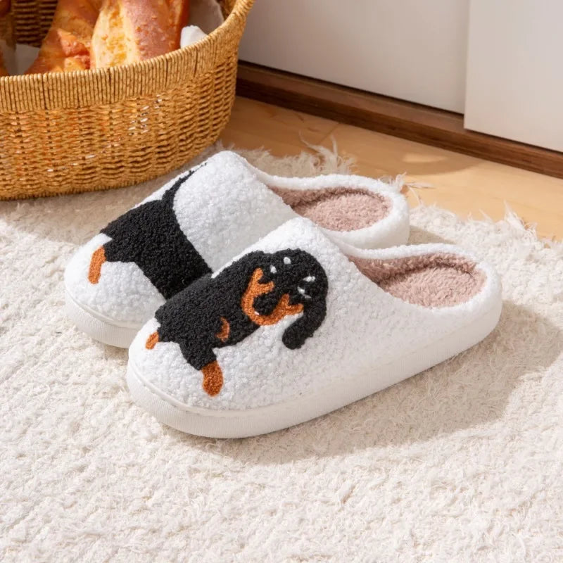 Cat & Dog Plush Slippers