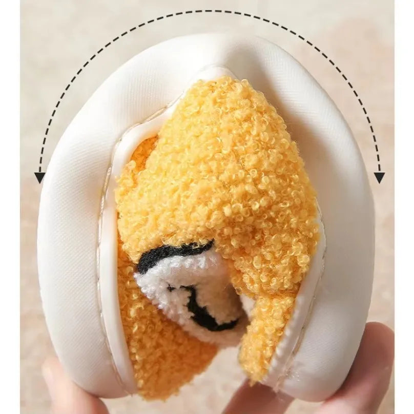 Smiley Plush Slippers