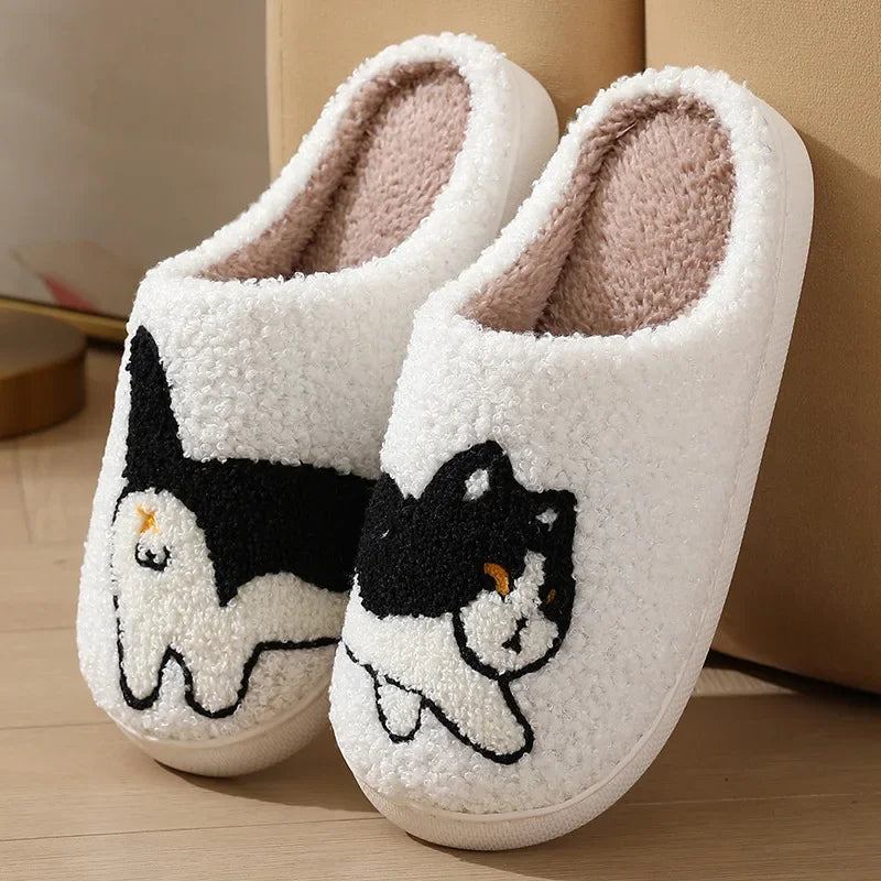 Cat & Dog Plush Slippers