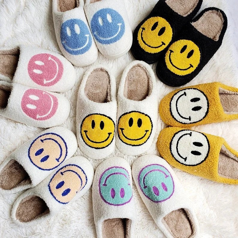 Emoji Plush Slippers