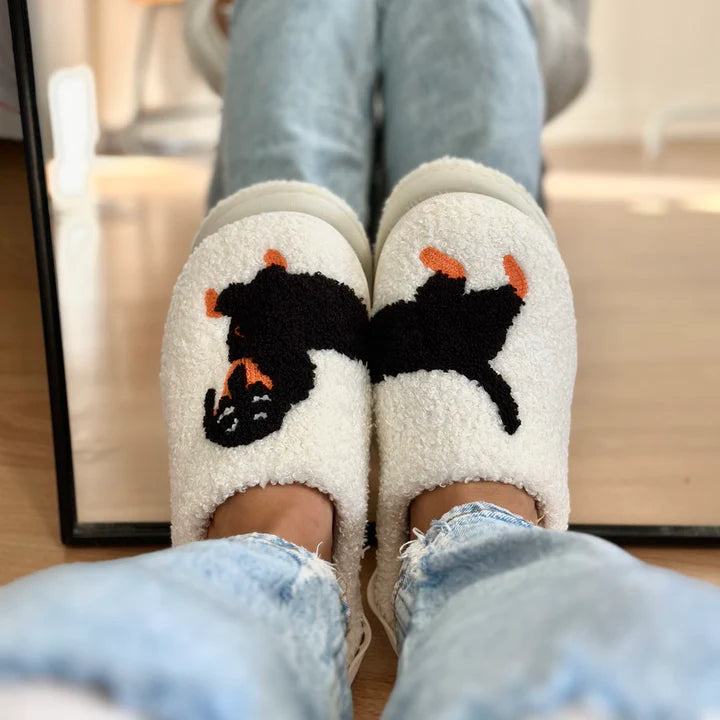 Cat & Dog Plush Slippers